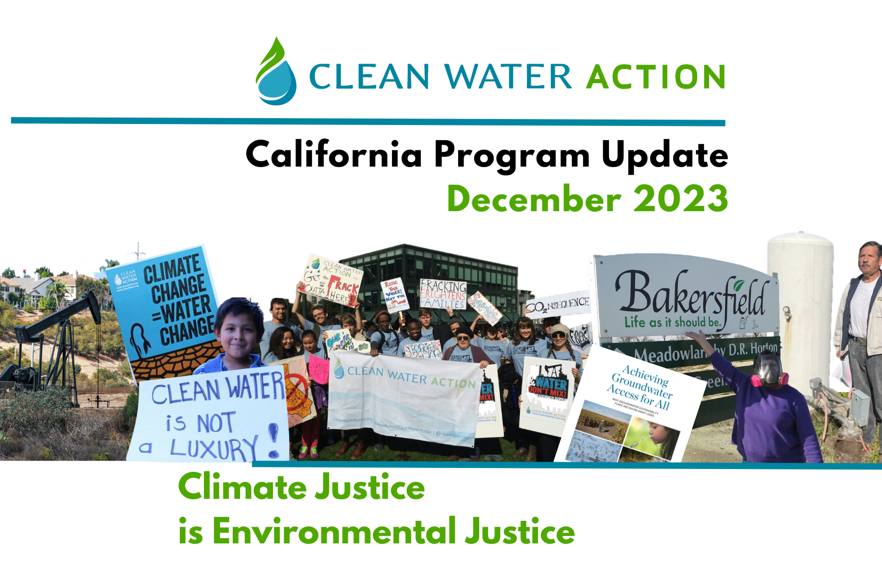 Climate Justice is Environmental Justice California Program Update, December 2023 Clean